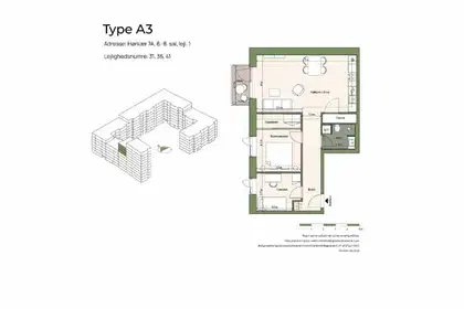 Visual presentation of the listing