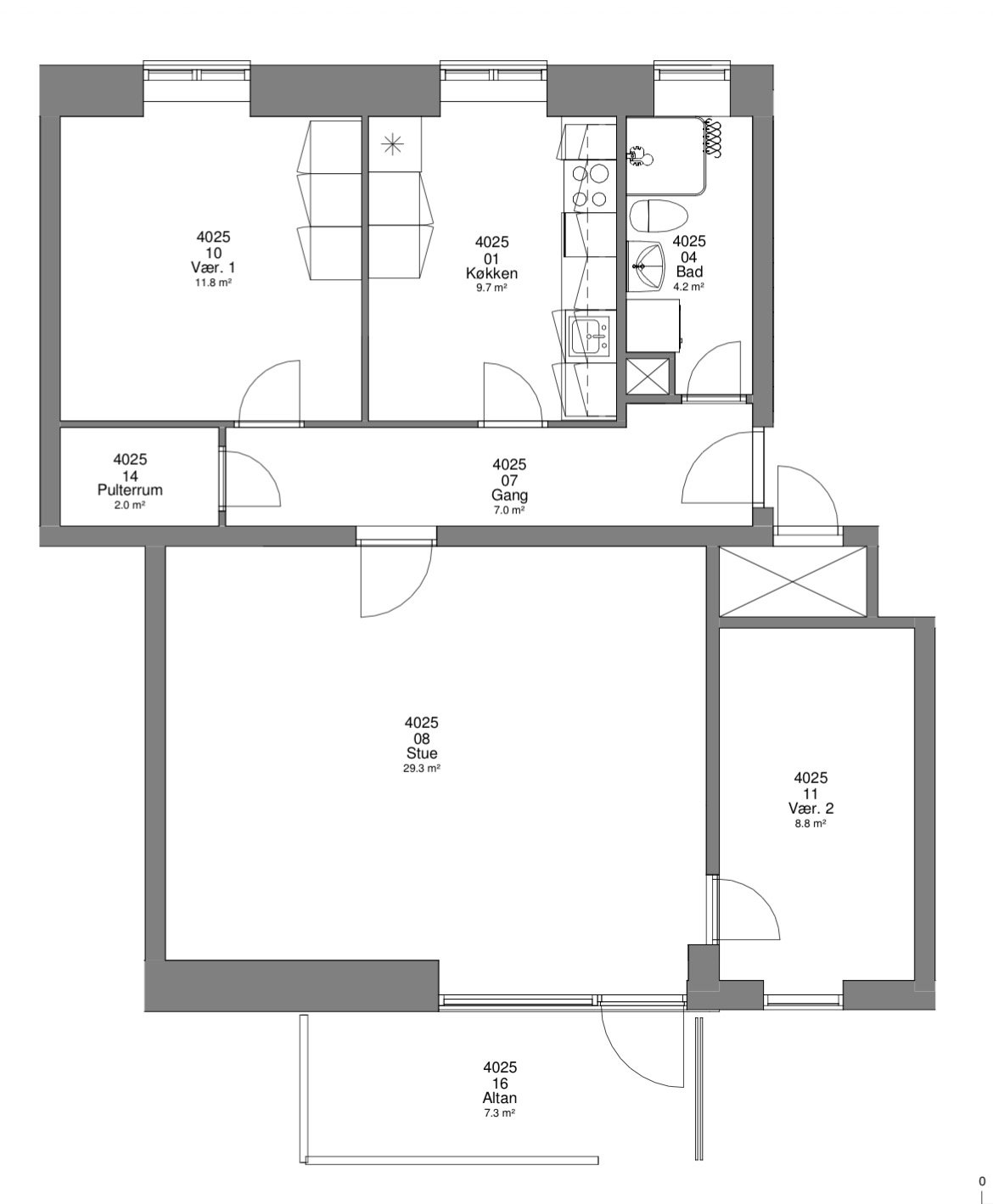 Visual presentation of the listing