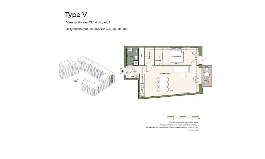 Visual presentation of the listing