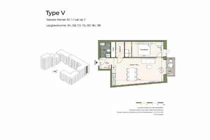 Visual presentation of the listing