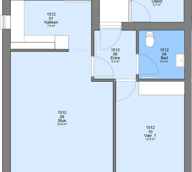 house Hus til leje med 2 værelser i Aulum