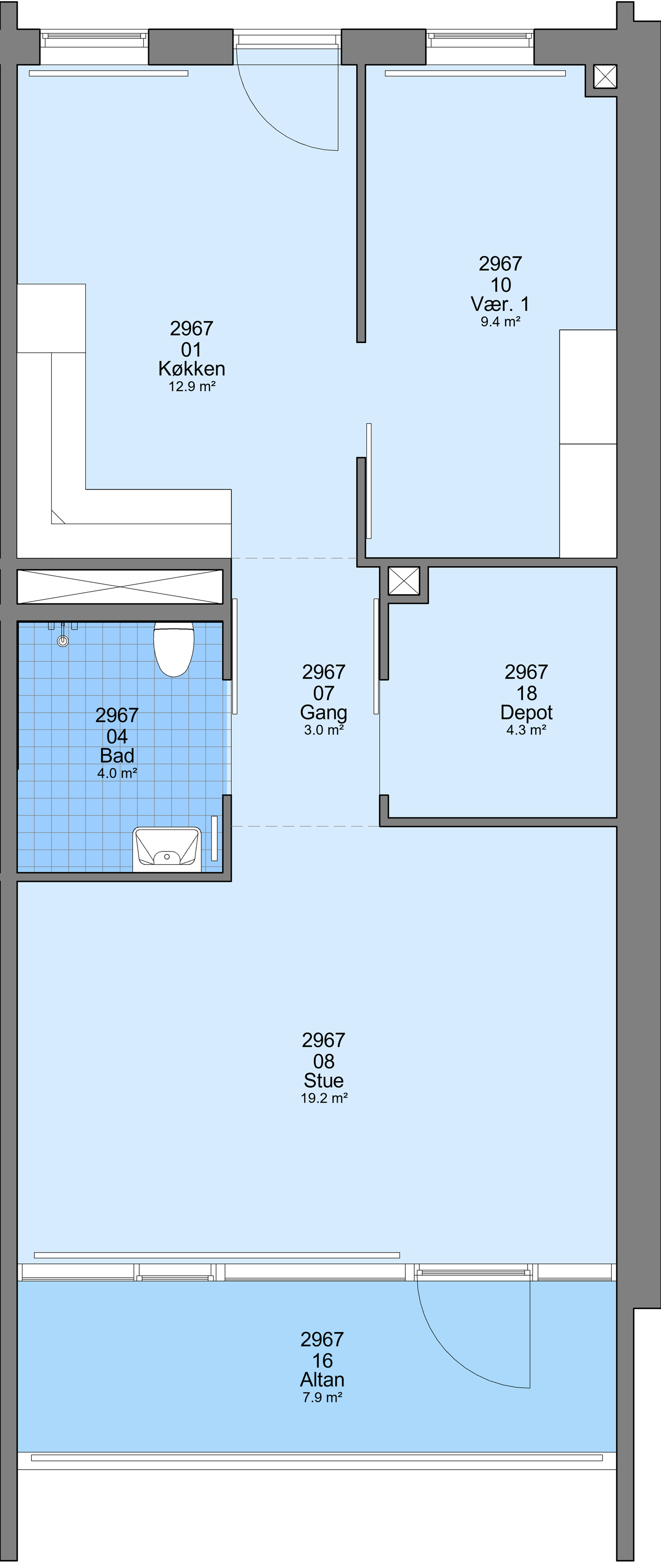 Visual presentation of the listing