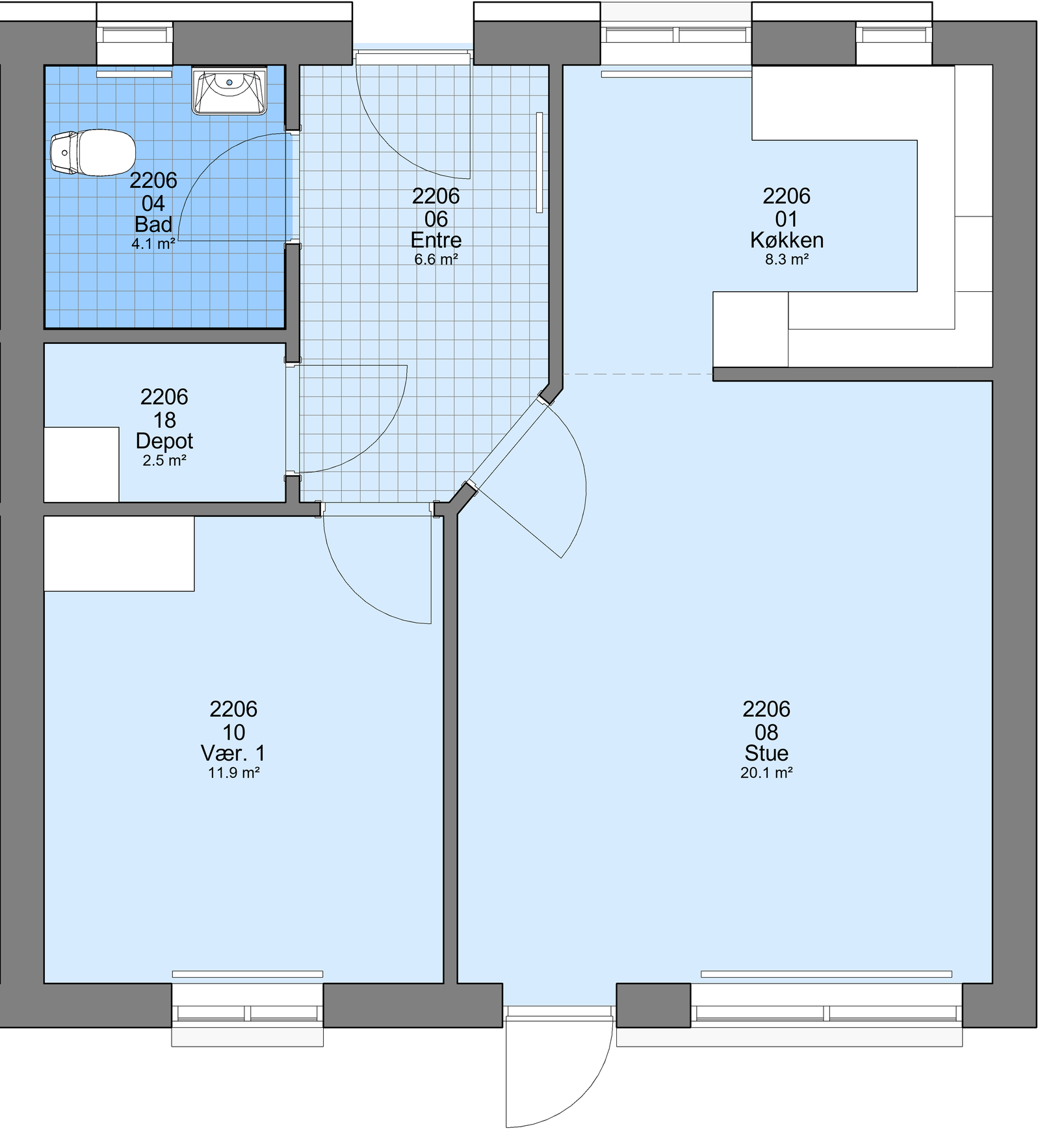 Visual presentation of the listing