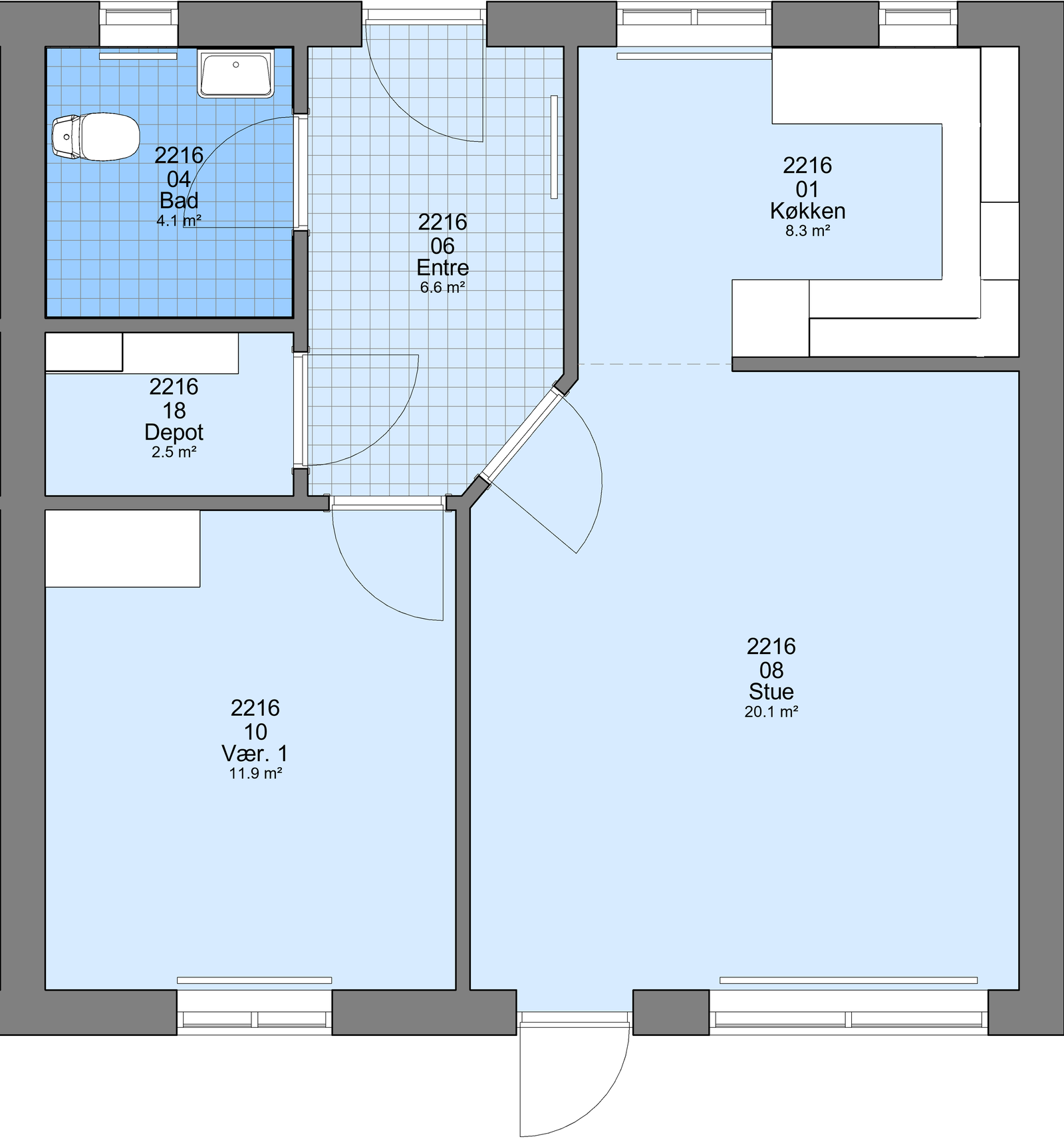 Visual presentation of the listing