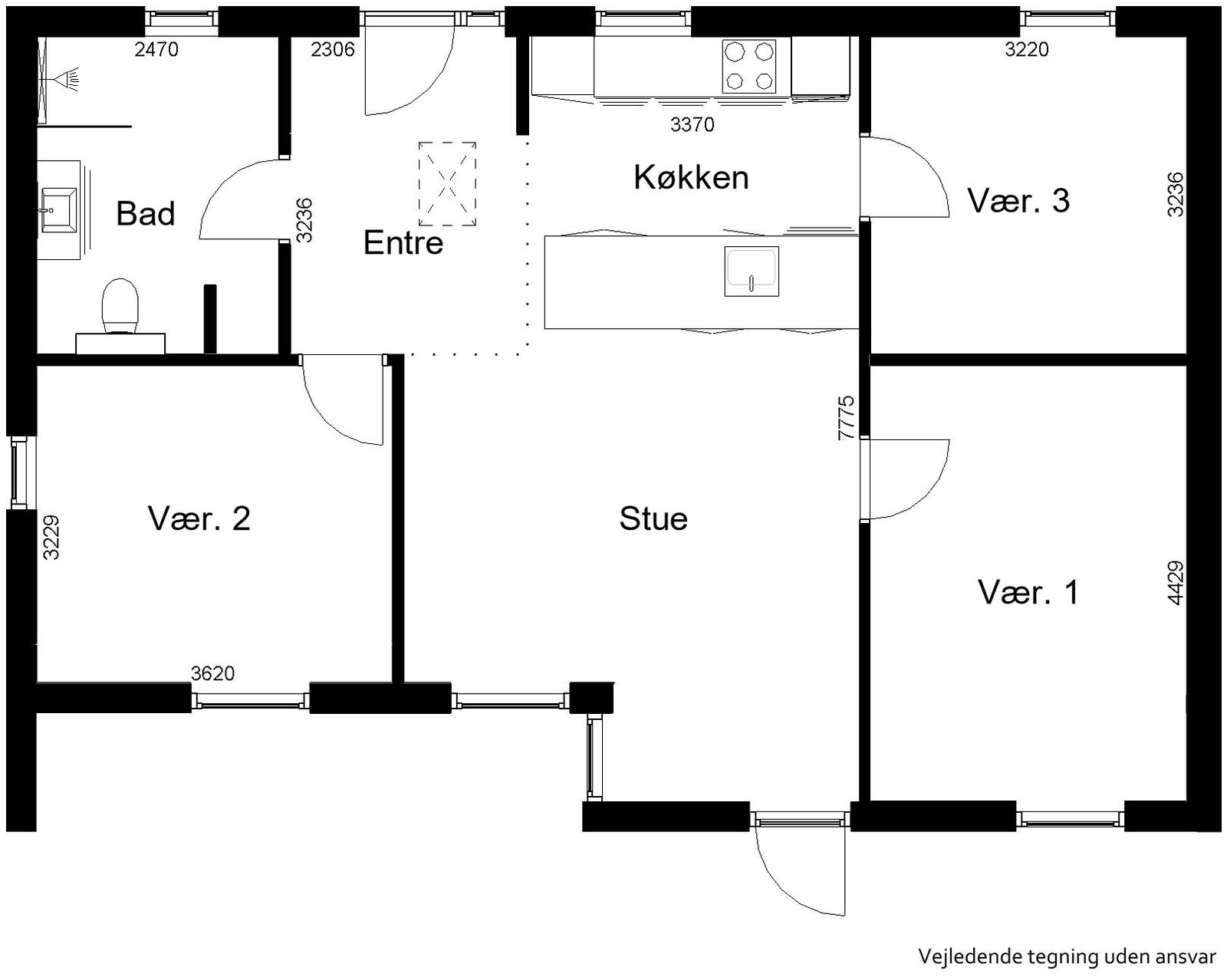 Visual presentation of the listing