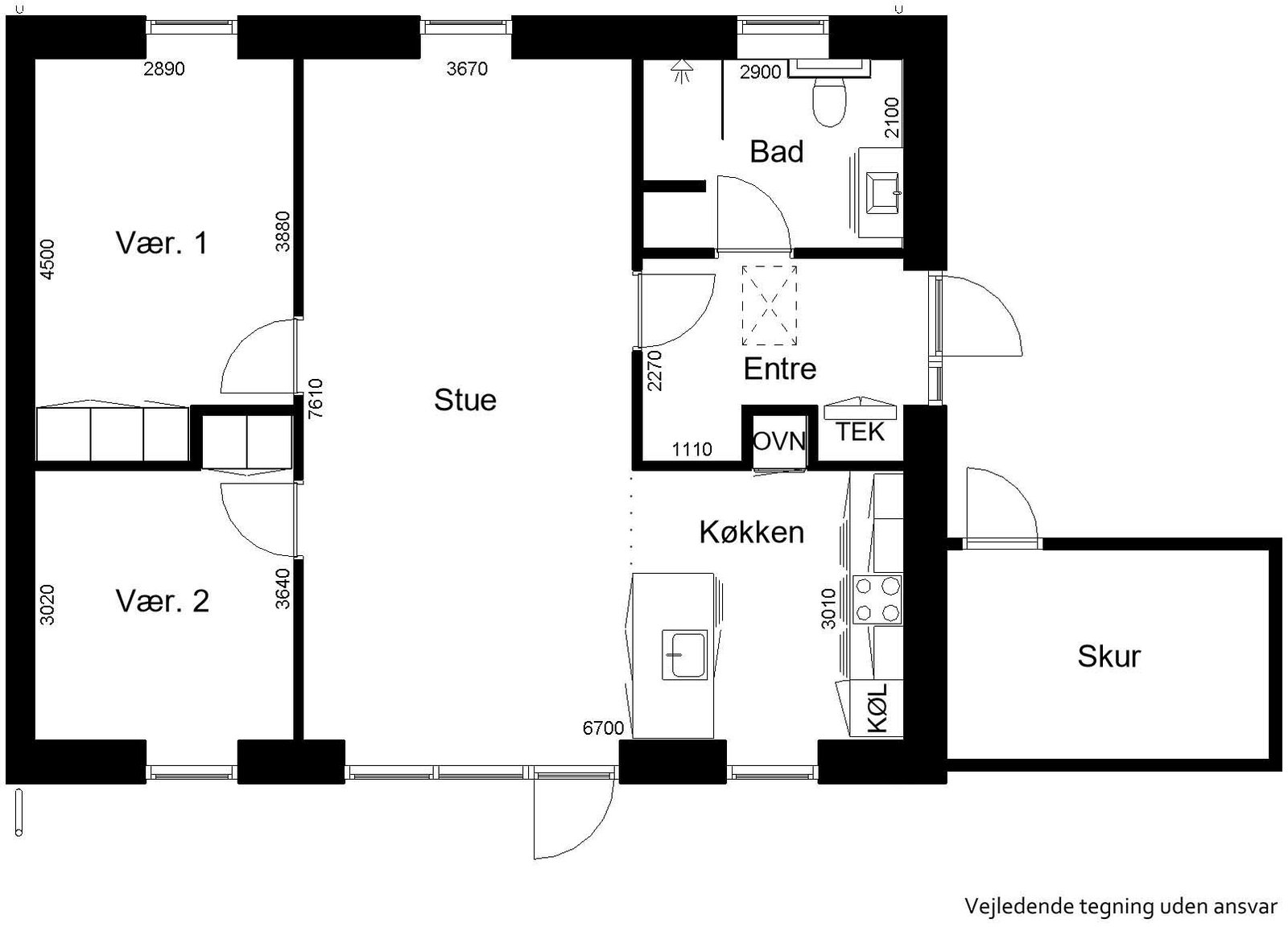 Visual presentation of the listing