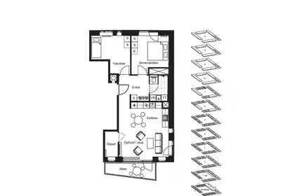 Visual presentation of the listing