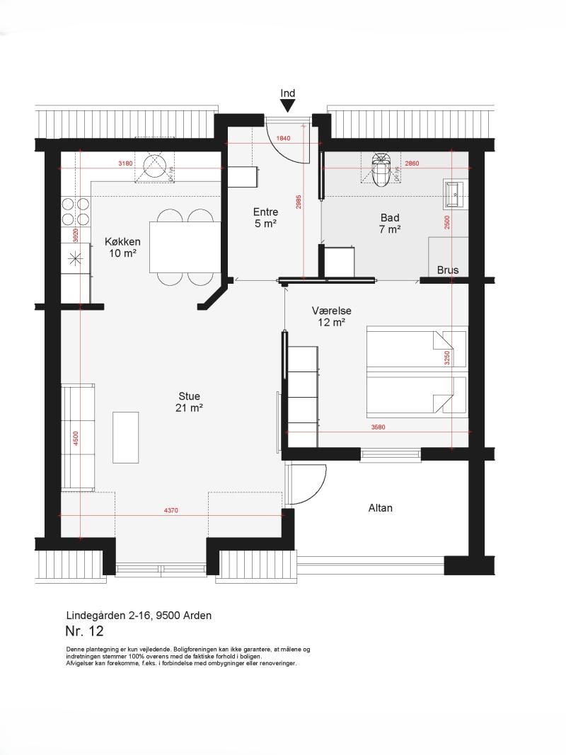 Visual presentation of the listing