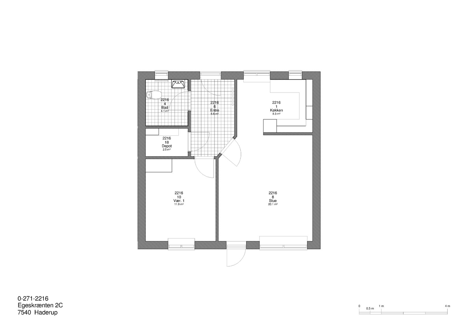 Visual presentation of the listing