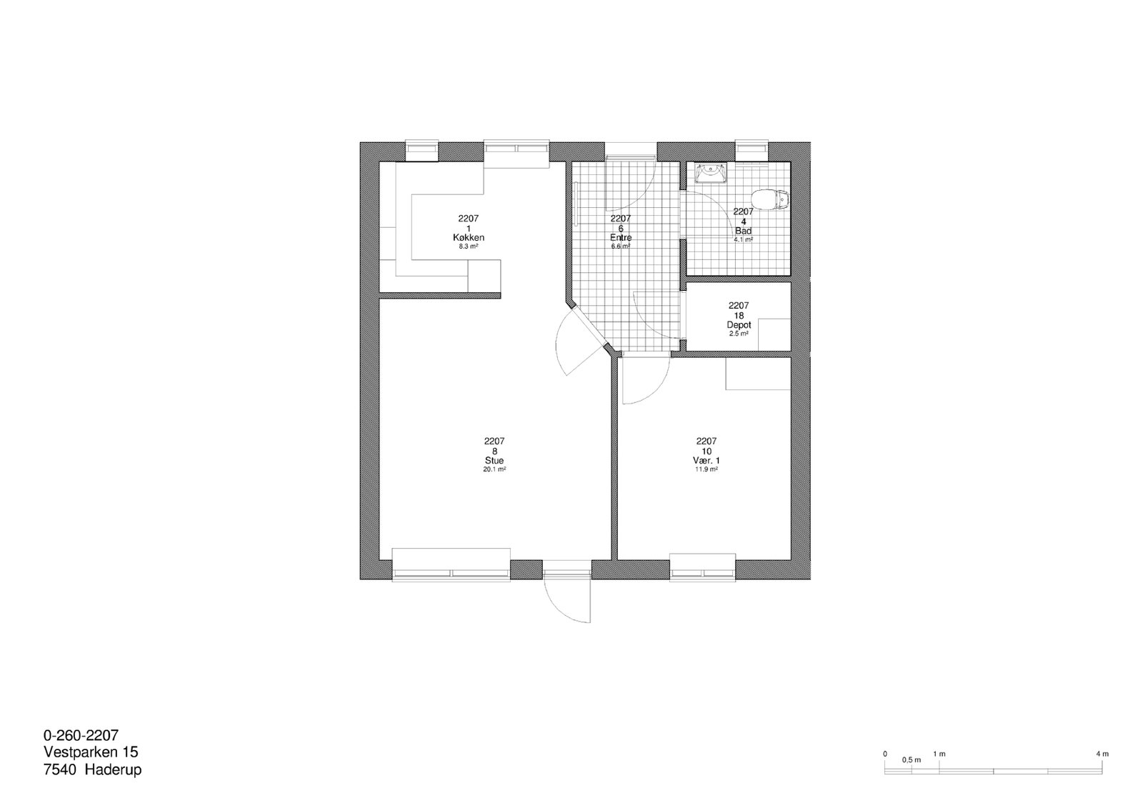 Visual presentation of the listing