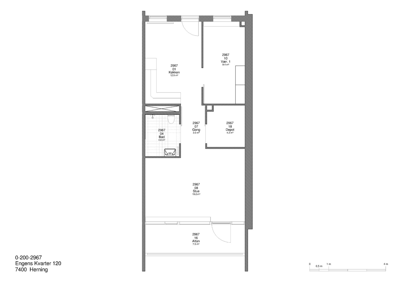 Visual presentation of the listing