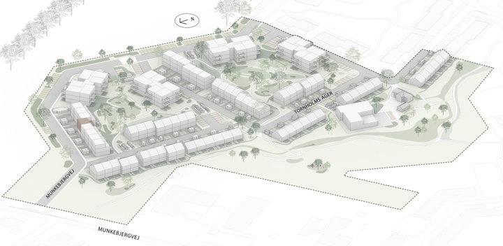 Generationshus i moderne bofællesskab - Munkebjergvej, Kastrup - 0