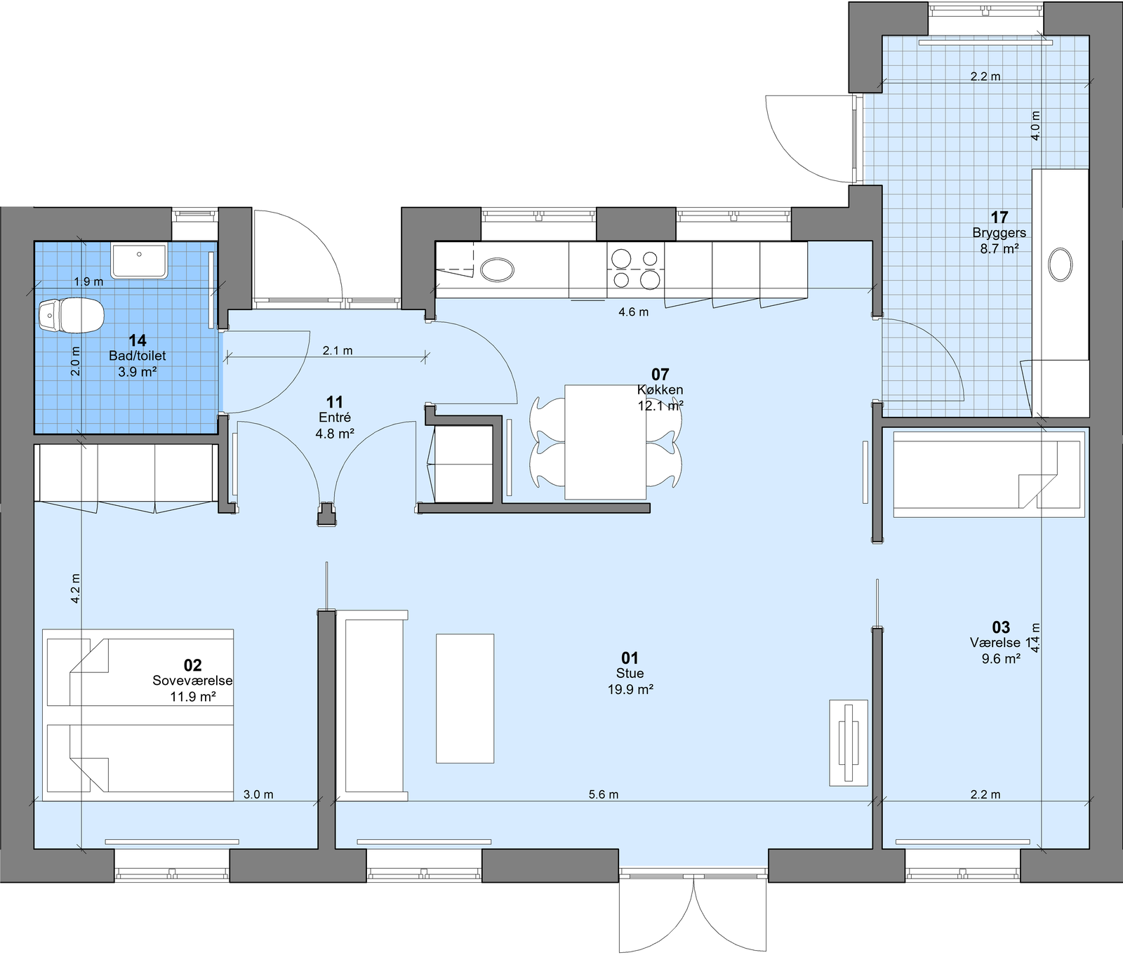 Visual presentation of the listing