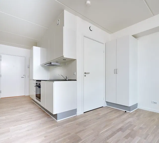 apartment 1-room apartment with private balcony and shared facilities