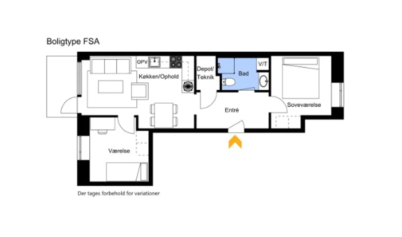 Visual presentation of the listing