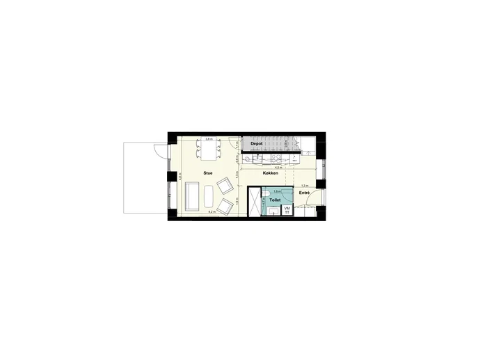 New four-room townhouse in Høje Taastrup - Trelleborggade, Taastrup - 0