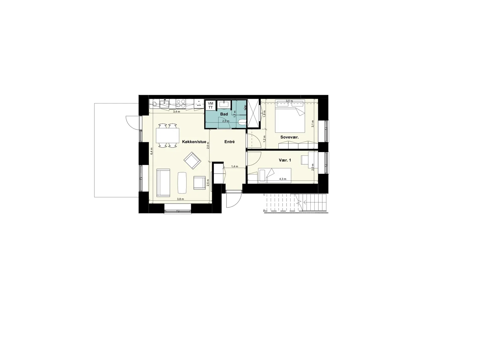 Visual presentation of the listing