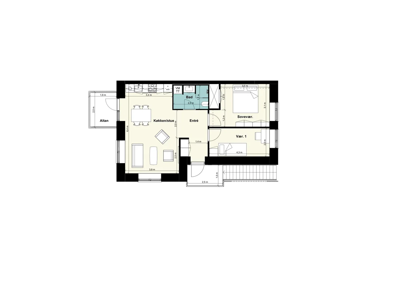 Visual presentation of the listing