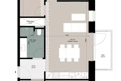 Visual presentation of the listing