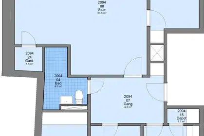 Visual presentation of the listing