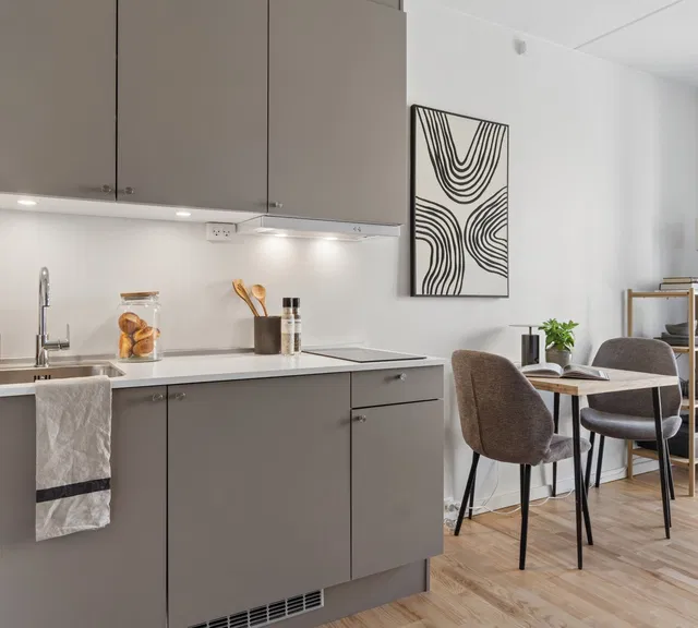 apartment Moderne studio nær metro og grønne områder