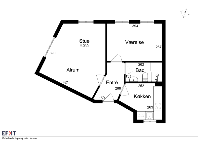 Visual presentation of the listing