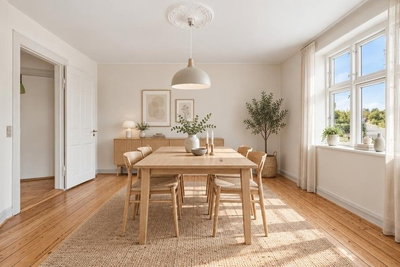 Bright 2-Room Apartment with Classic Details and a Great Location - Bøsbrovej, Randers SV - 2