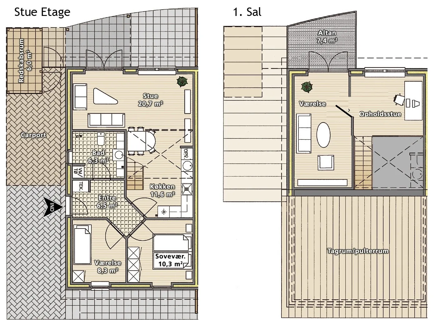 Visual presentation of the listing