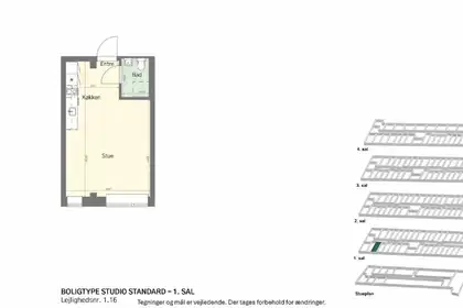 Visual presentation of the listing