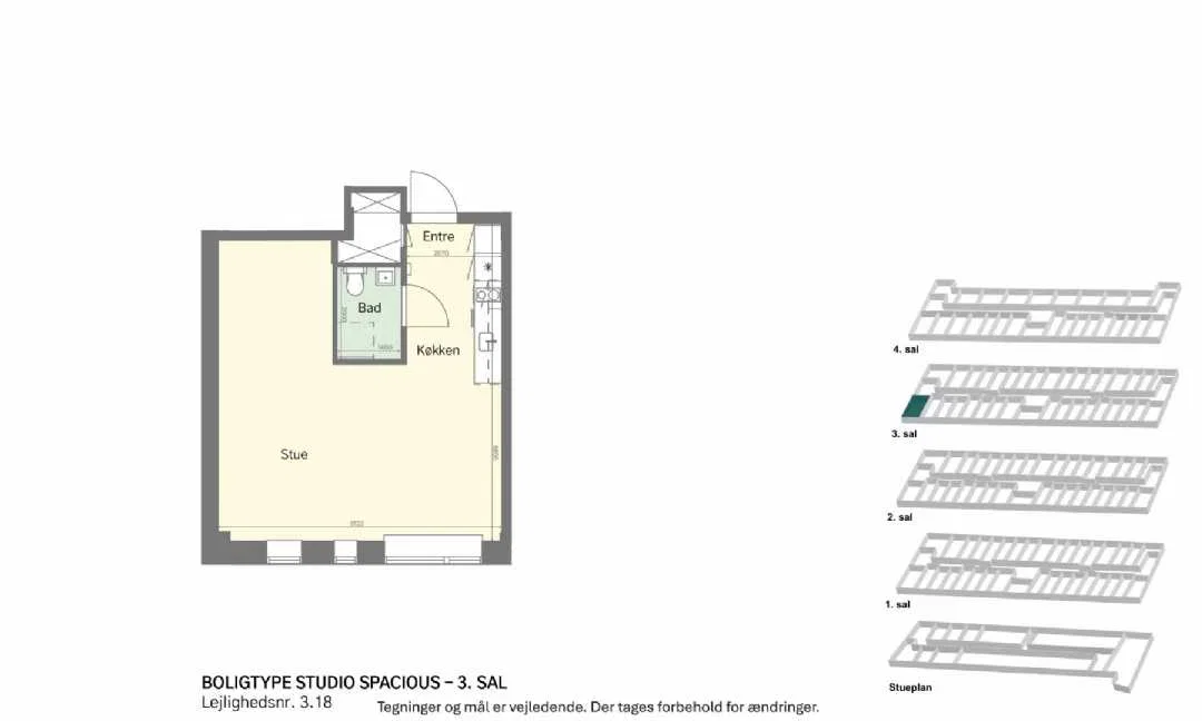 Visual presentation of the listing