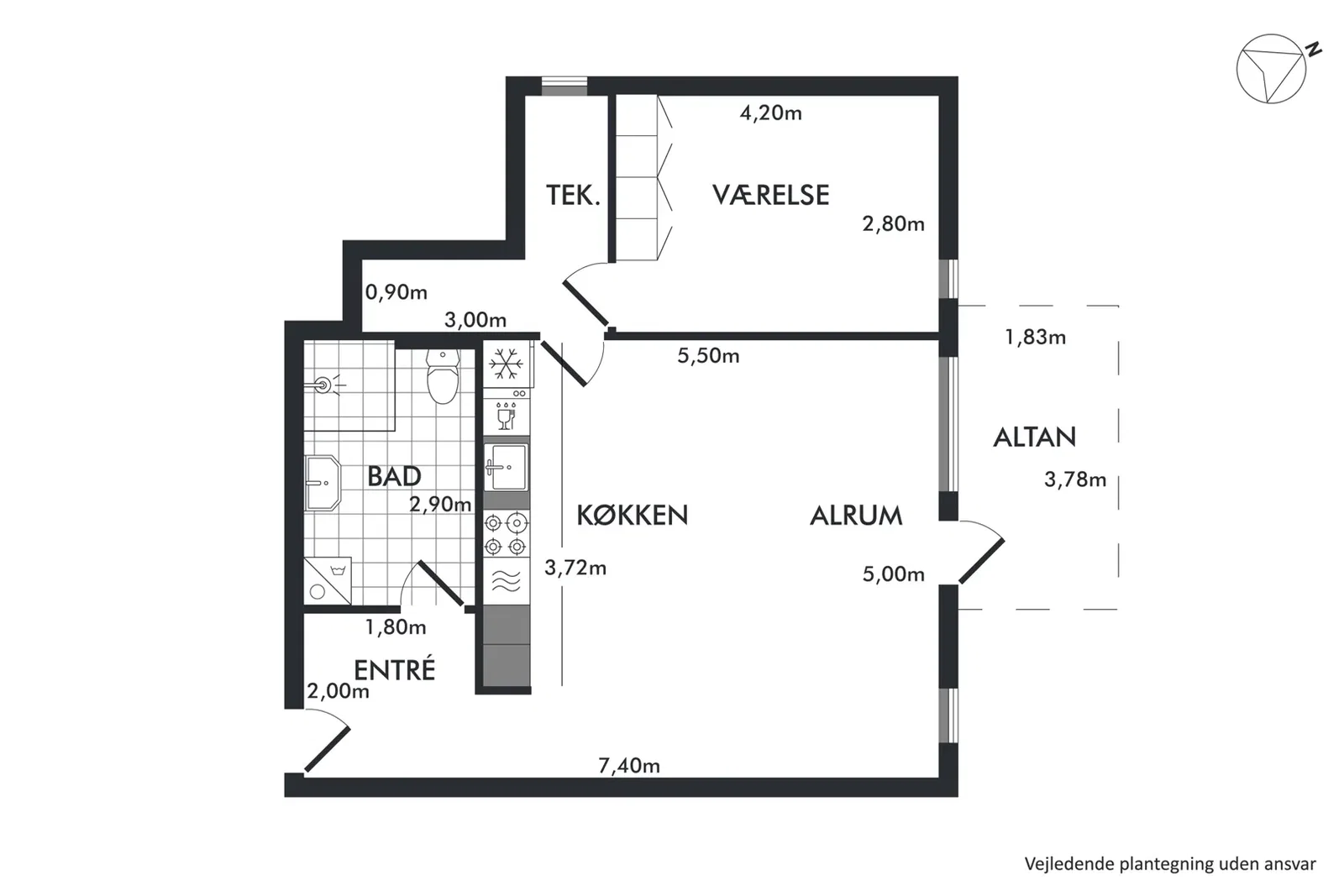 Visual presentation of the listing