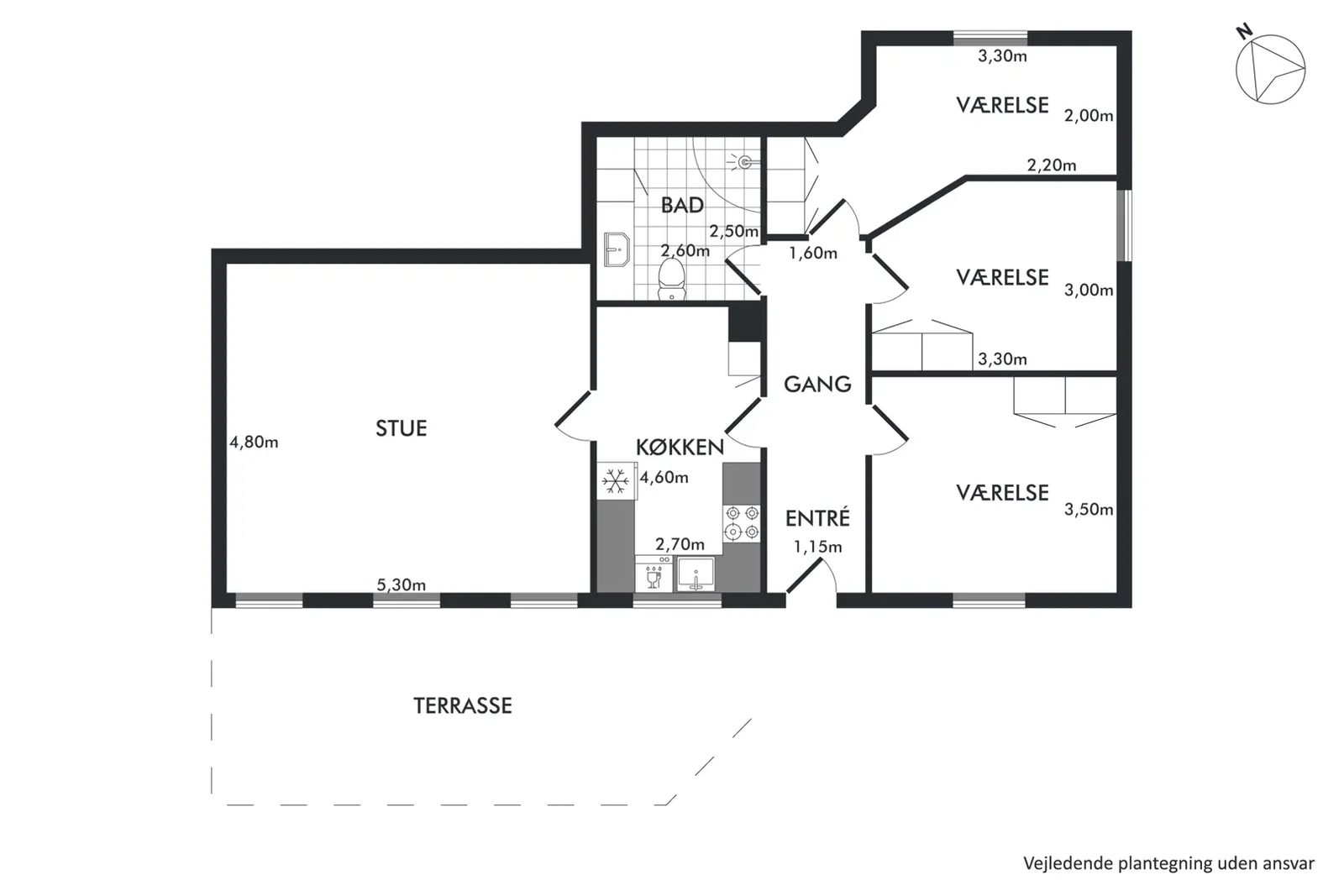 Visual presentation of the listing