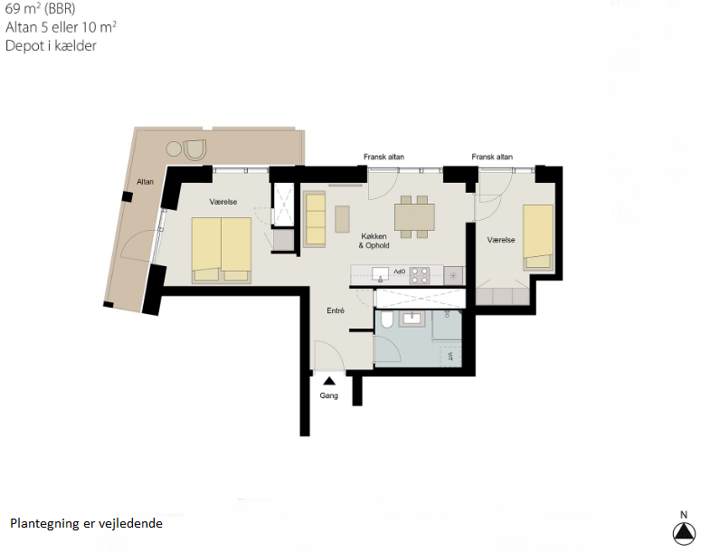 Visual presentation of the listing