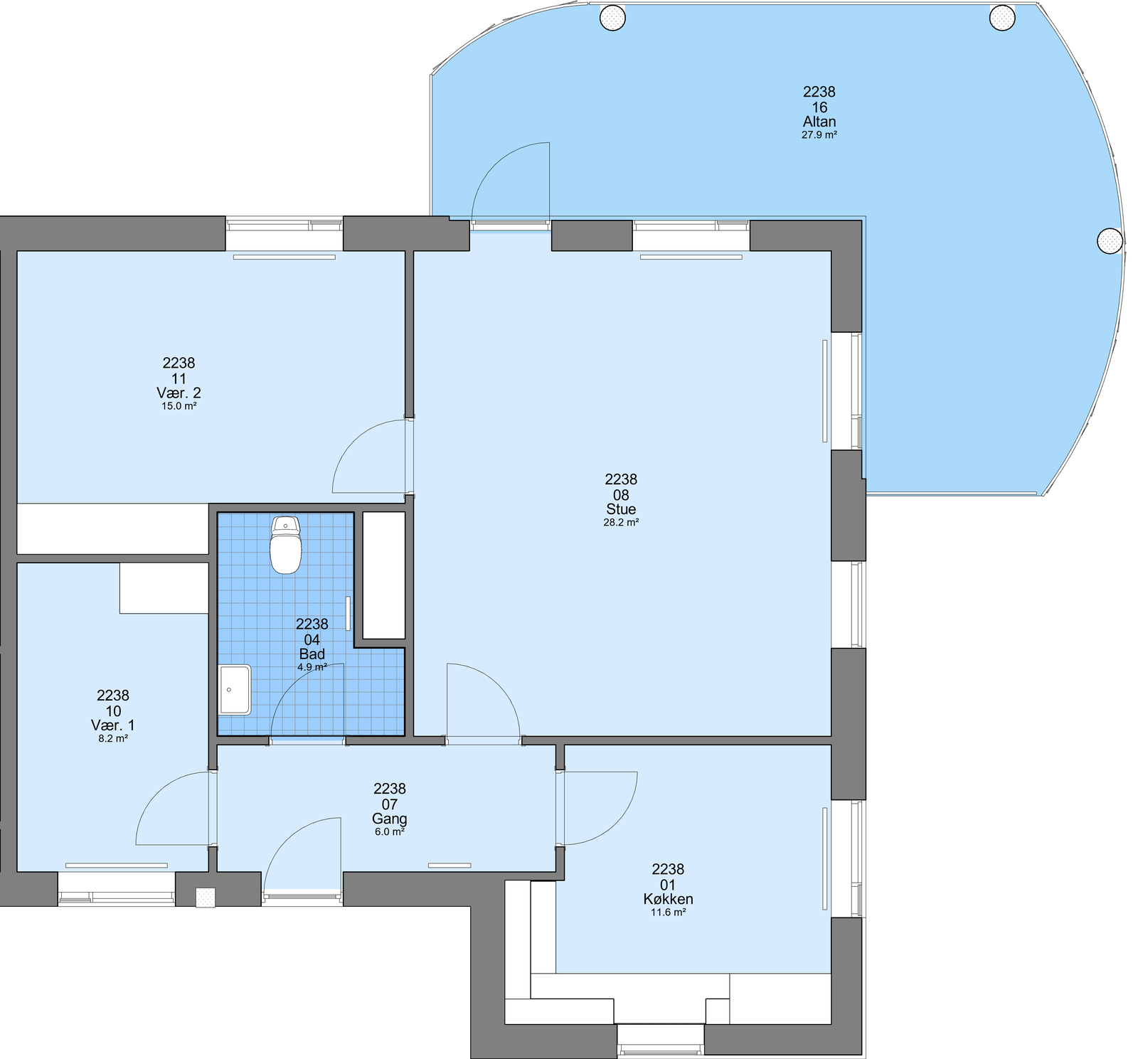 Visual presentation of the listing