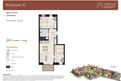 Visual presentation of the listing