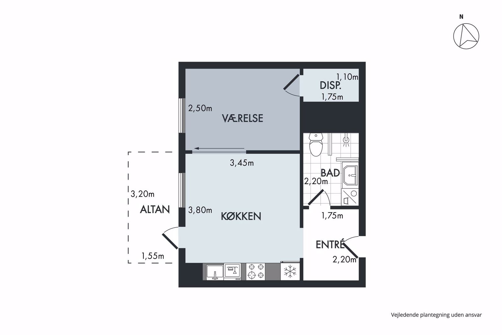 Visual presentation of the listing