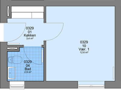 Ungdomsbolig med 1 værelse i Herning - Jernbanegade, Herning - 3