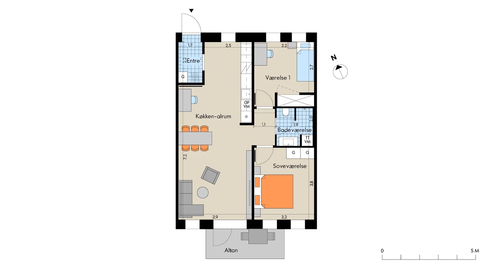 Visual presentation of the listing