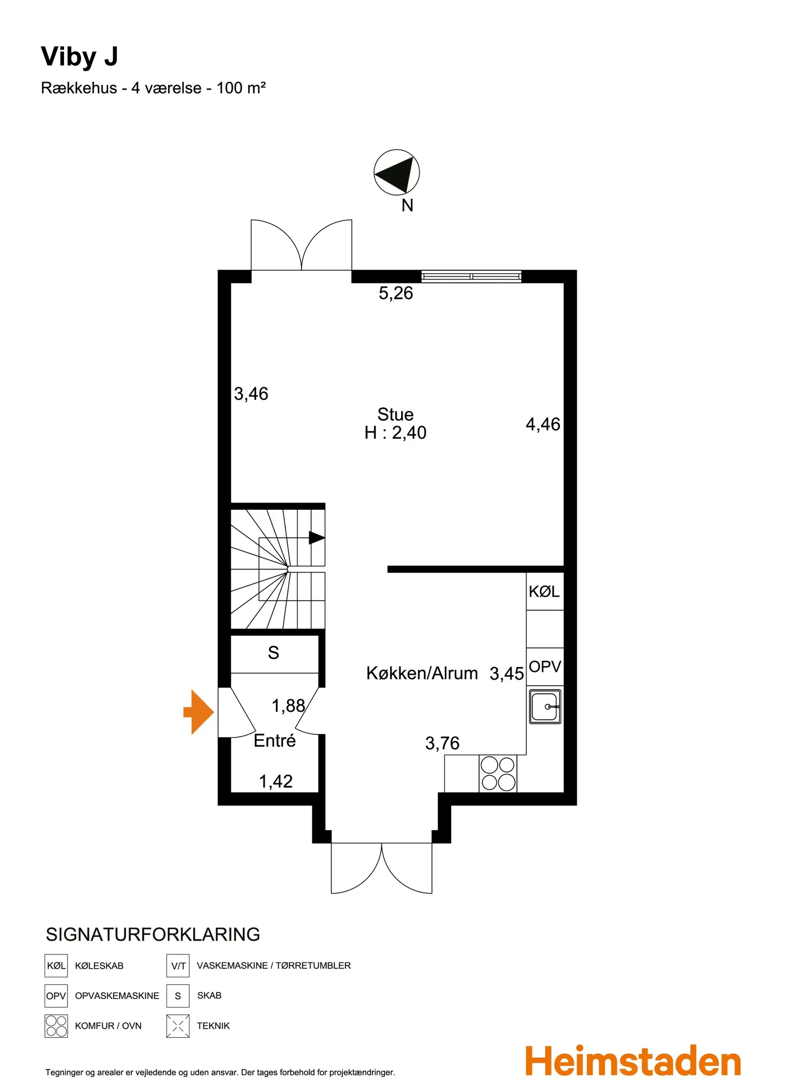 Visual presentation of the listing