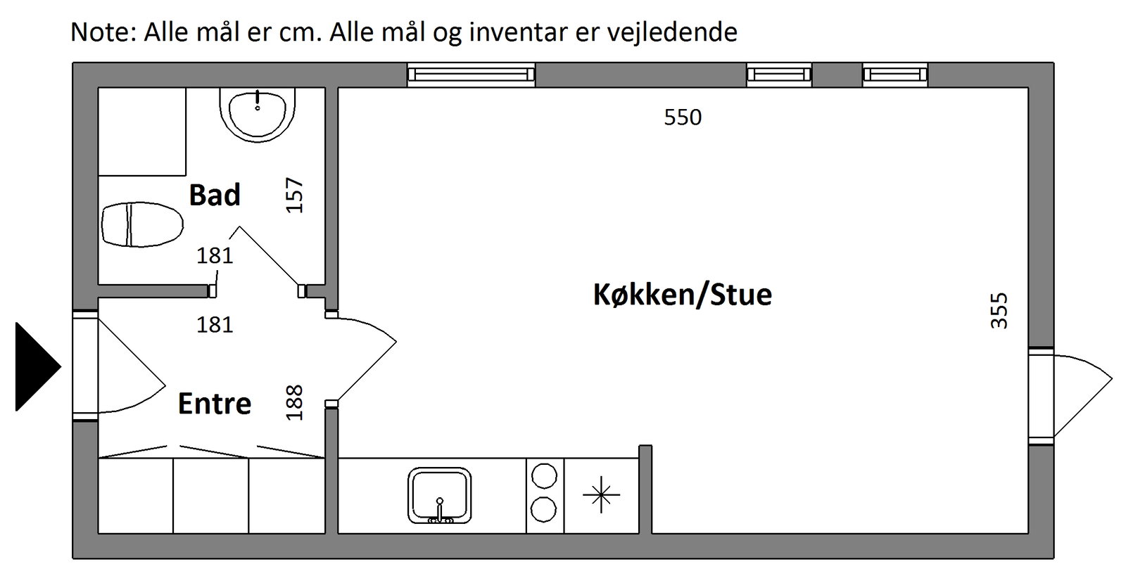 Visual presentation of the listing