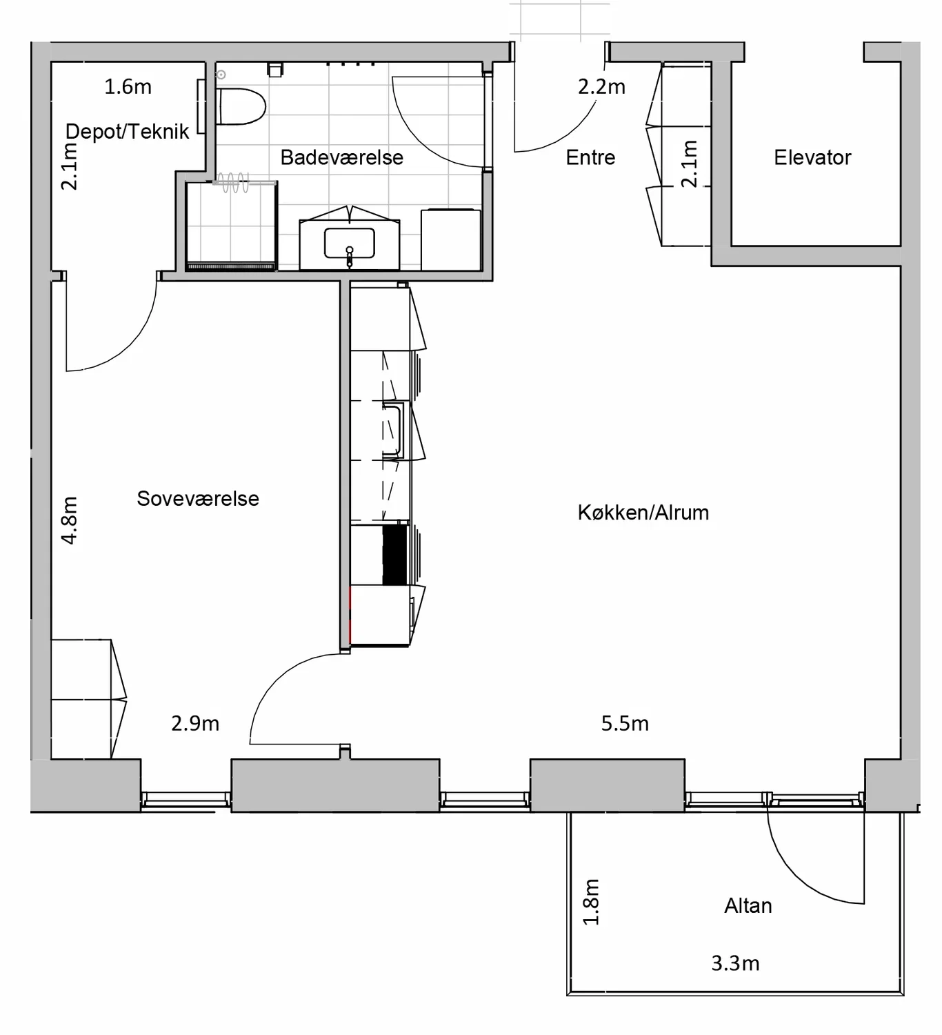 Visual presentation of the listing