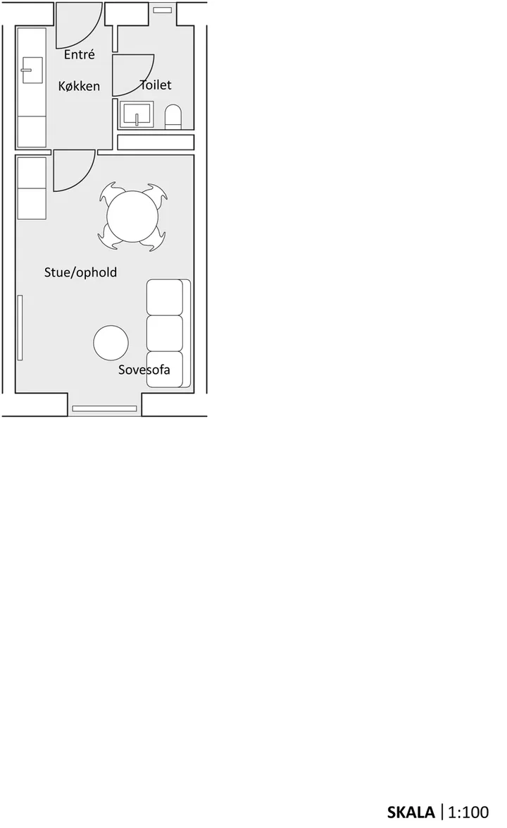 Ungdomsbolig med fair leje - Eriksholmparken, Nørresundby - 0