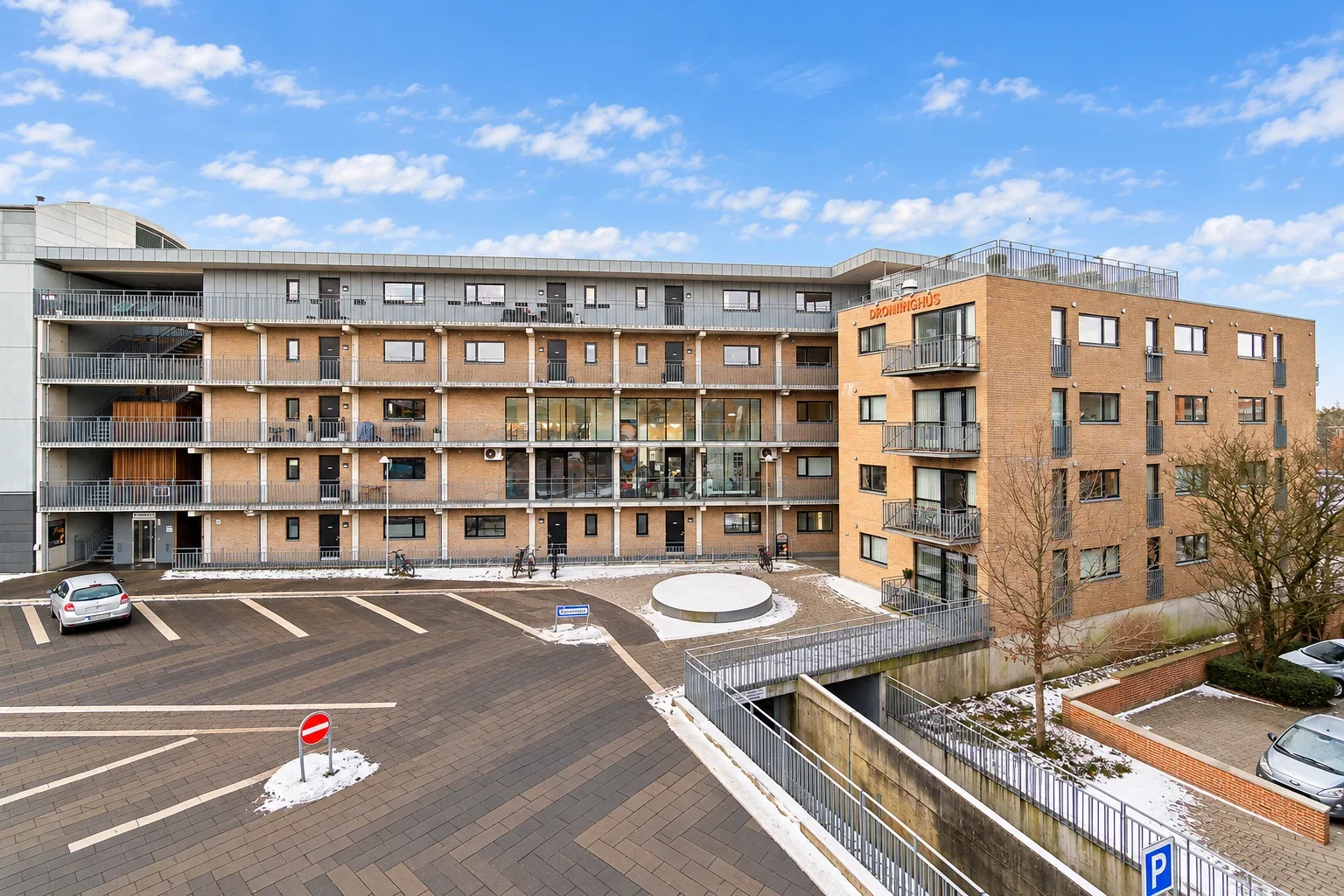 apartment Lys 3-værelses på 92 m2 med elevator, parkering og fælles tagterrasse