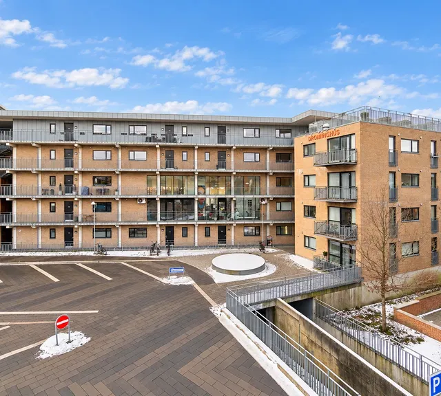 apartment Lys 3-værelses på 92 m2 med elevator, parkering og fælles tagterrasse