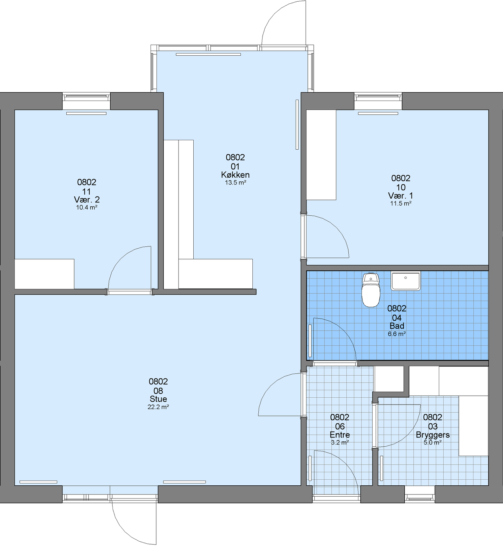 Visual presentation of the listing