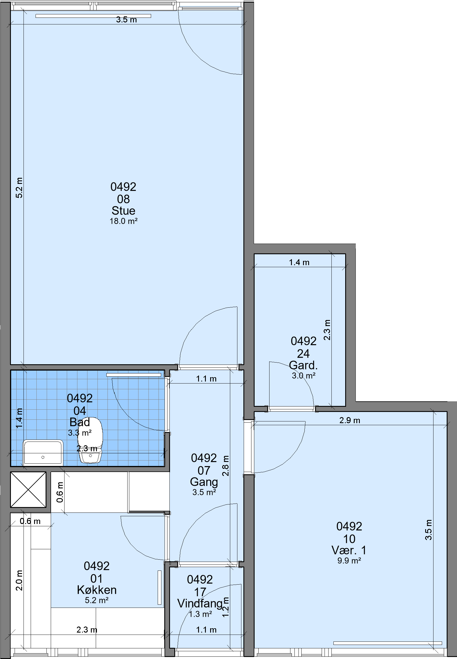 Visual presentation of the listing