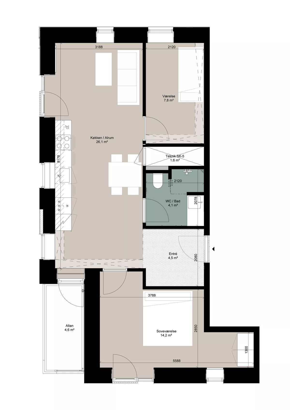 Visual presentation of the listing
