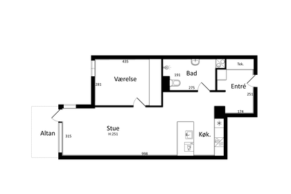 Visual presentation of the listing