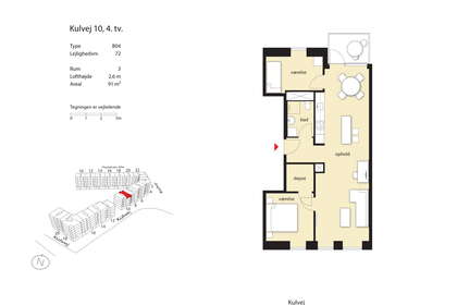 Visual presentation of the listing