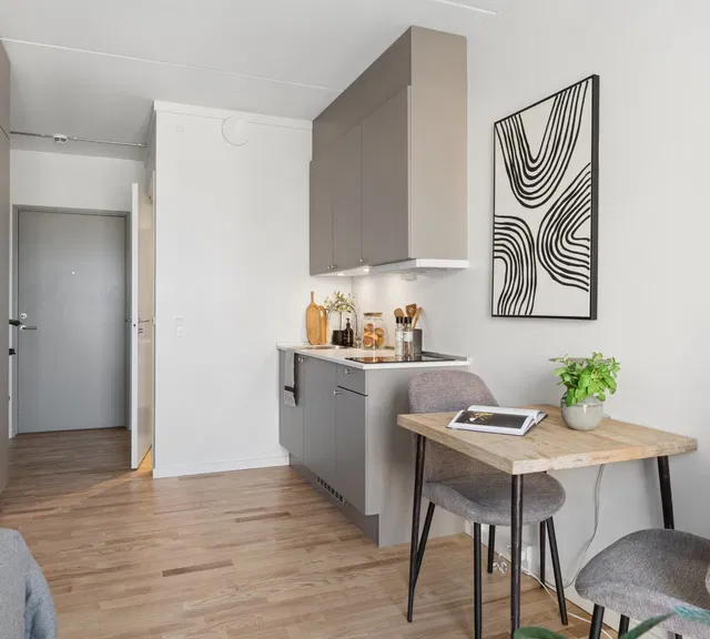apartment Moderne studio nær metro og grønne områder